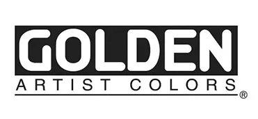 golden cor logo – markenname für erstklassige künstlerfarben und materialien.